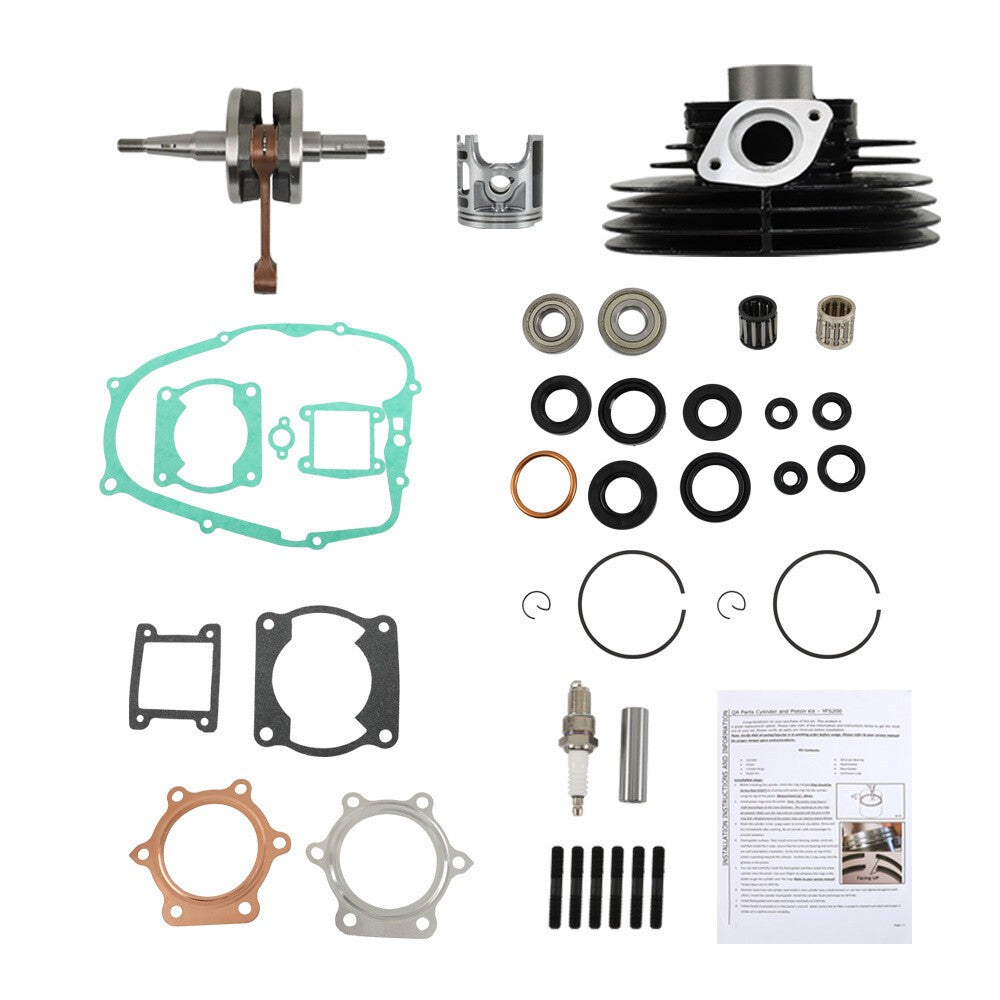 Yamaha Blaster 200 66mm Piston Cylinder Crank Motor Rebuild Gasket Seal Kit