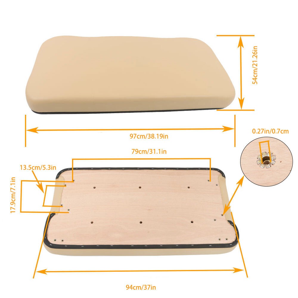 Club Car Precedent 2004-Up Front Seat Bottom Replacement Fit