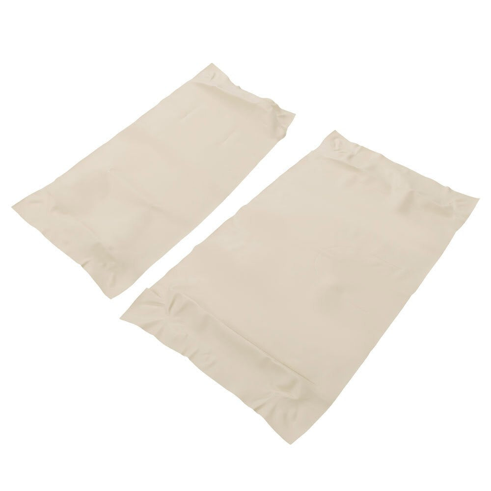 2PC White Faux Leather Front Seat Covers for Golf Cart Club Car Precedent