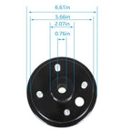 2× Rear Wheel Brake Hub Drum for EZGO Golf Cart Electric & Gas 1982-93