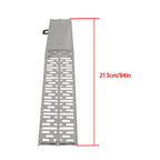 Aluminum Folding Motorcycle Loading Ramp for Lawn Mower Truck Trailer - 1pc