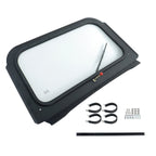Polaris RZR Full Glass Windshield w/ Wiper Black 800 XP 900 570 2008-2014
