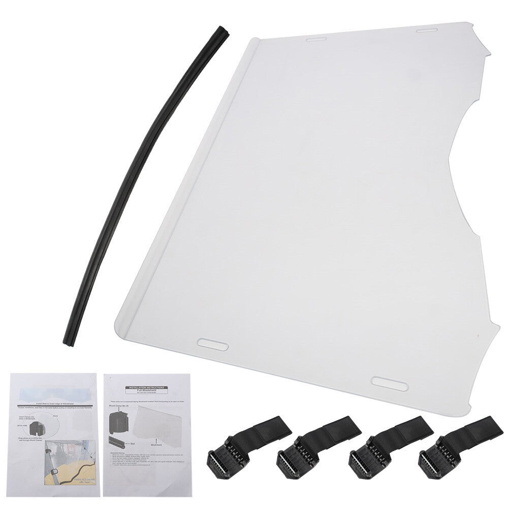 Clear Windshield for Can-Am Commander 800/1000 2011-2020 Full Replacement