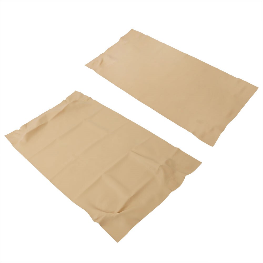 Tan Multicolor Faux Leather Golf Cart Front Seat Covers for Club Car Precedent