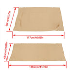 Tan Multicolor Faux Leather Golf Cart Front Seat Covers for Club Car Precedent