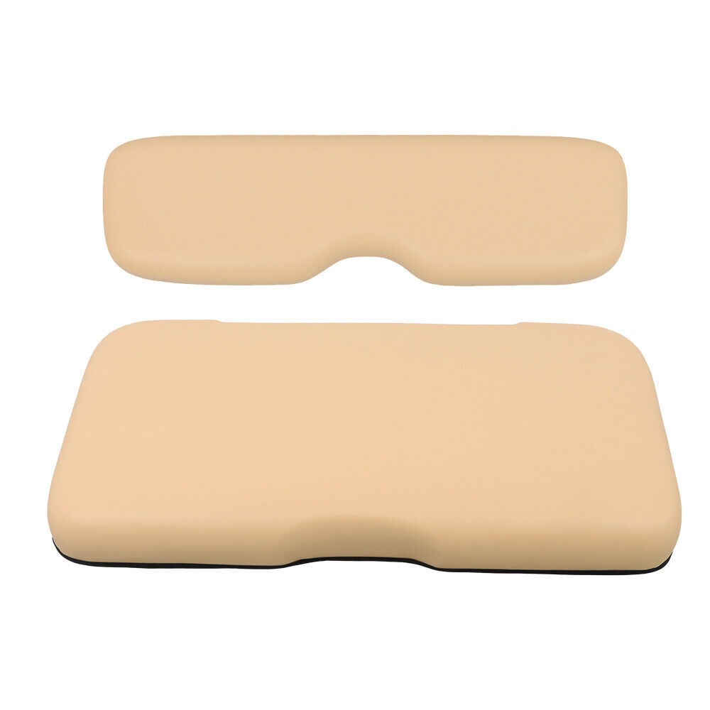 Golf Cart Front Seat Cushion for EZGO RXV 2008+ Beige Bottom & Back