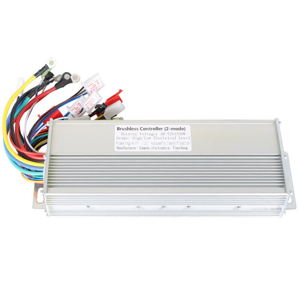 1500W DC Motor Speed Controller 48V/72V for Electric E-Bike Scooter Brushless