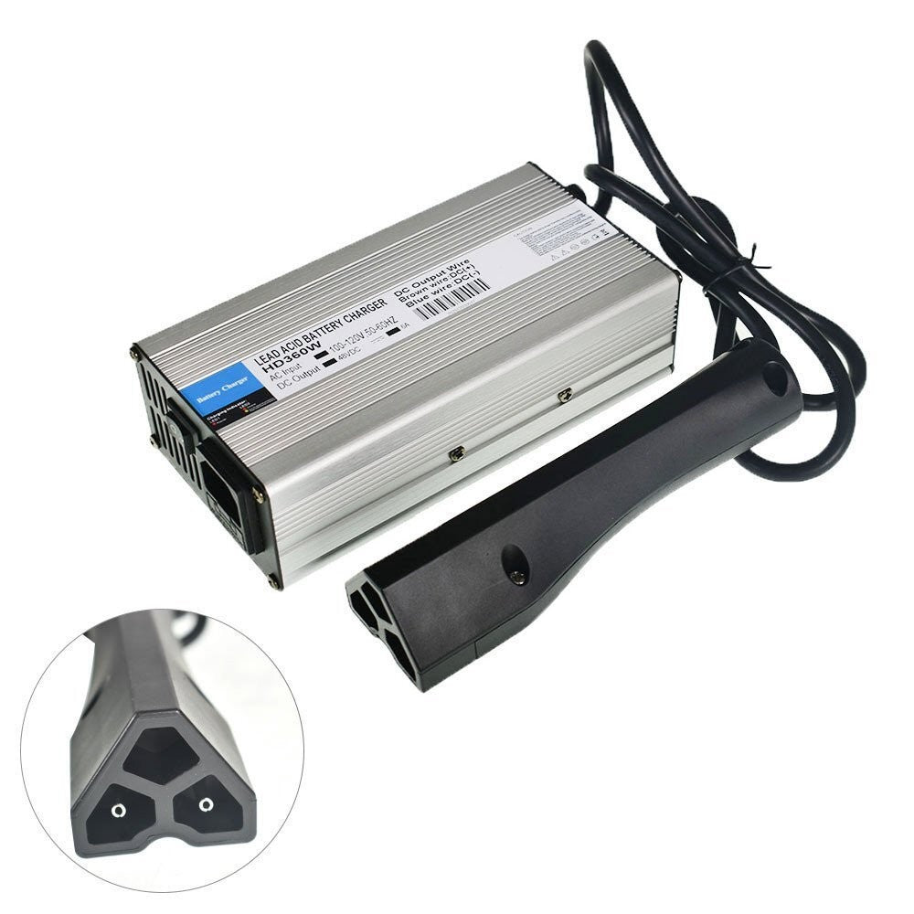 48V 6A Golf Cart Battery Charger for Yamaha EzGo RXV Club Car Star