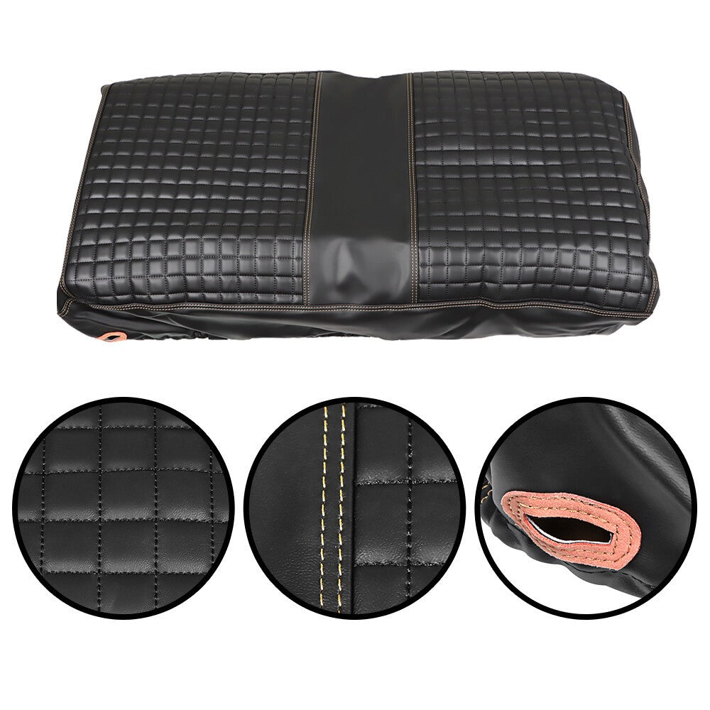 Black Golf Cart Diamond Seat Cover Kit for Club Car Precedent 2PCS