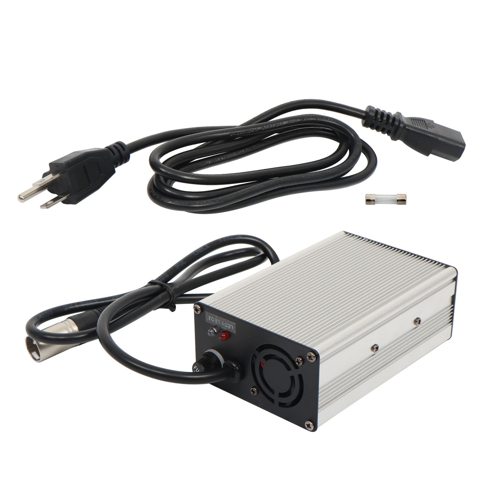 58.8V 4A Battery Charger with 1 Fuse & US Standard Power Cord