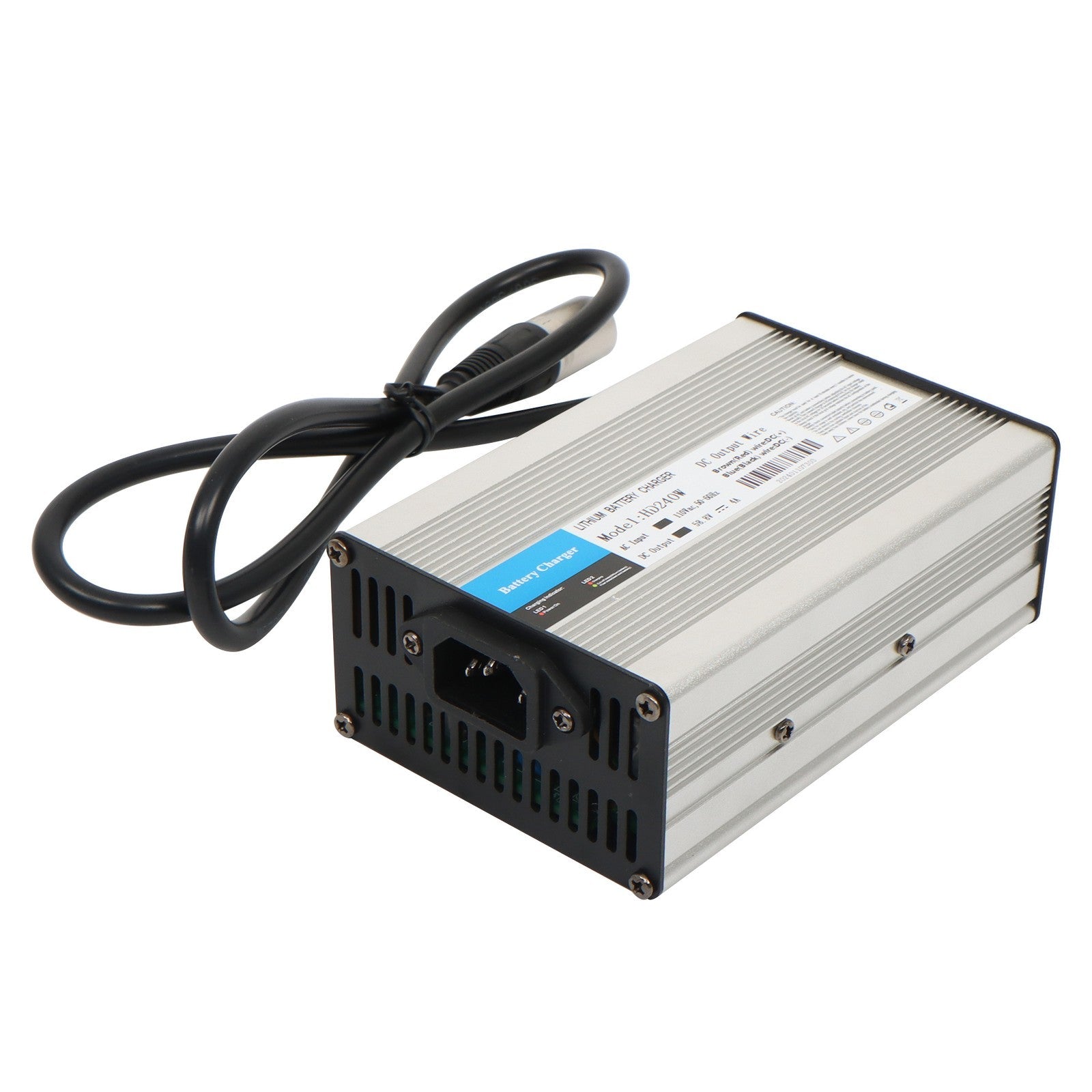 58.8V 4A Battery Charger with 1 Fuse & US Standard Power Cord