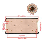 Beige Front Seat Bottom for Club Car DS 2000.5-Up Golf Cart Replacement