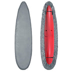 210D Waterproof Canoe Cover 3.1-3.5m Boat Storage Cockpit Protector 10.2-11.4FT
