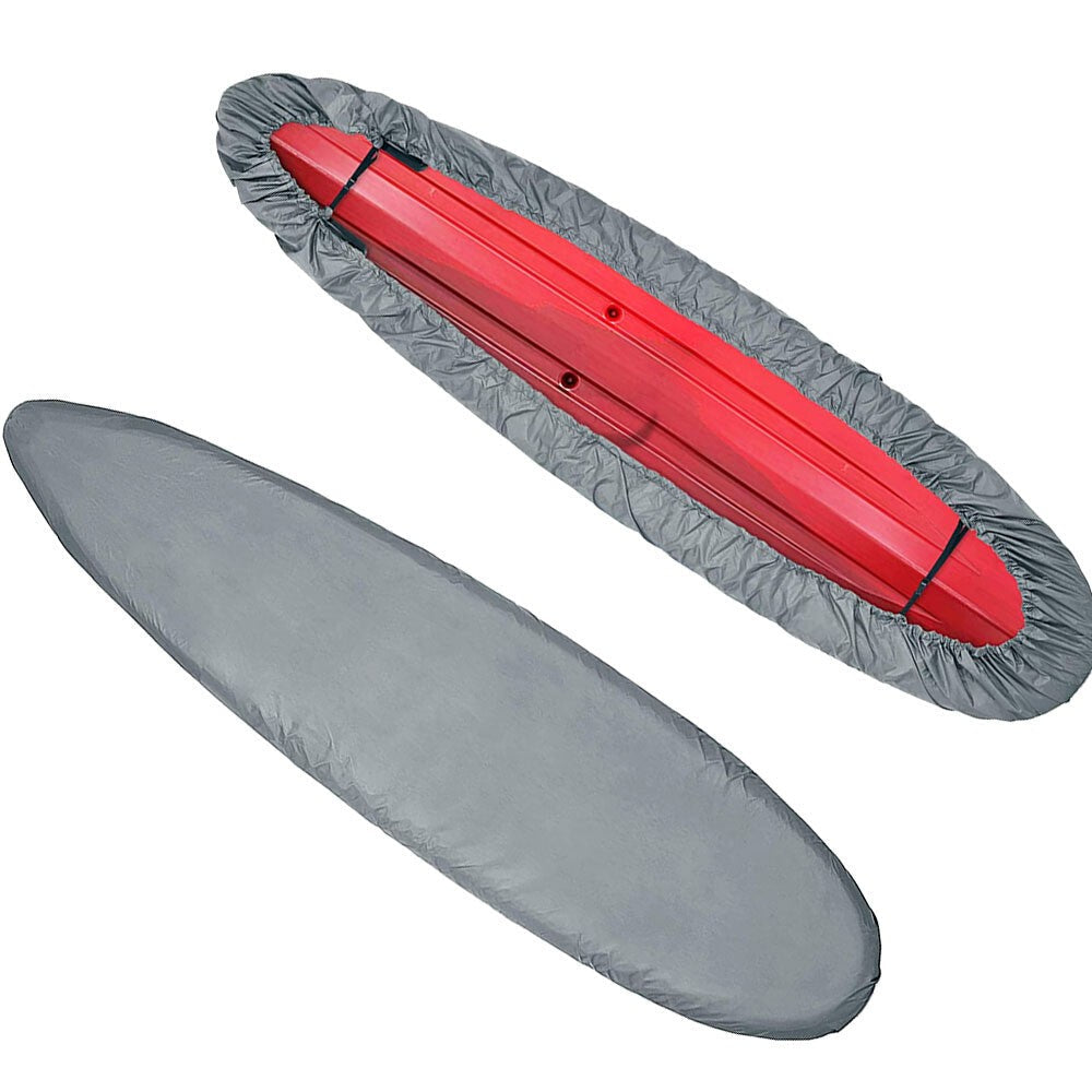 210D Waterproof Canoe Cover 3.1-3.5m Boat Storage Cockpit Protector 10.2-11.4FT
