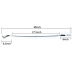EZGO TXT Gas Golf Cart 1991-2001 Forward Reverse Shift Cable 40" Set of 2