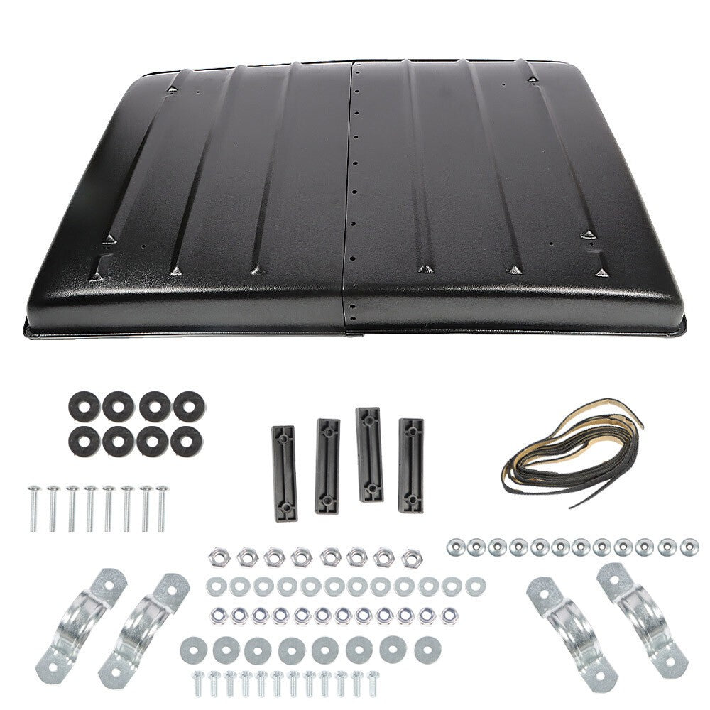 New Black Plastic Hard Top Roof for 2005-2022 Kawasaki Mule 600/610 SX 4X4