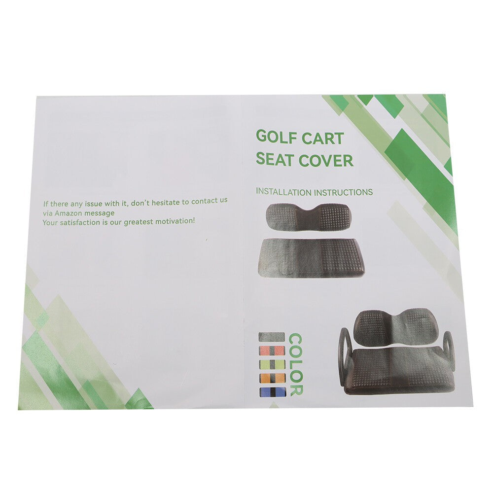 Orange Seat Covers for Yamaha Drive/Drive 2 Golf Carts 2007-Up Front & Rear