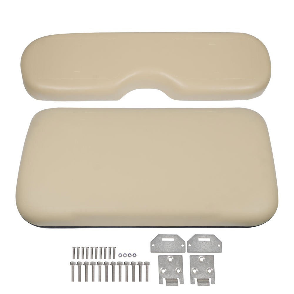 Tan Front Seat Cushion for EZGO TXT Medalist Golf Cart 1993-2013 High Quality