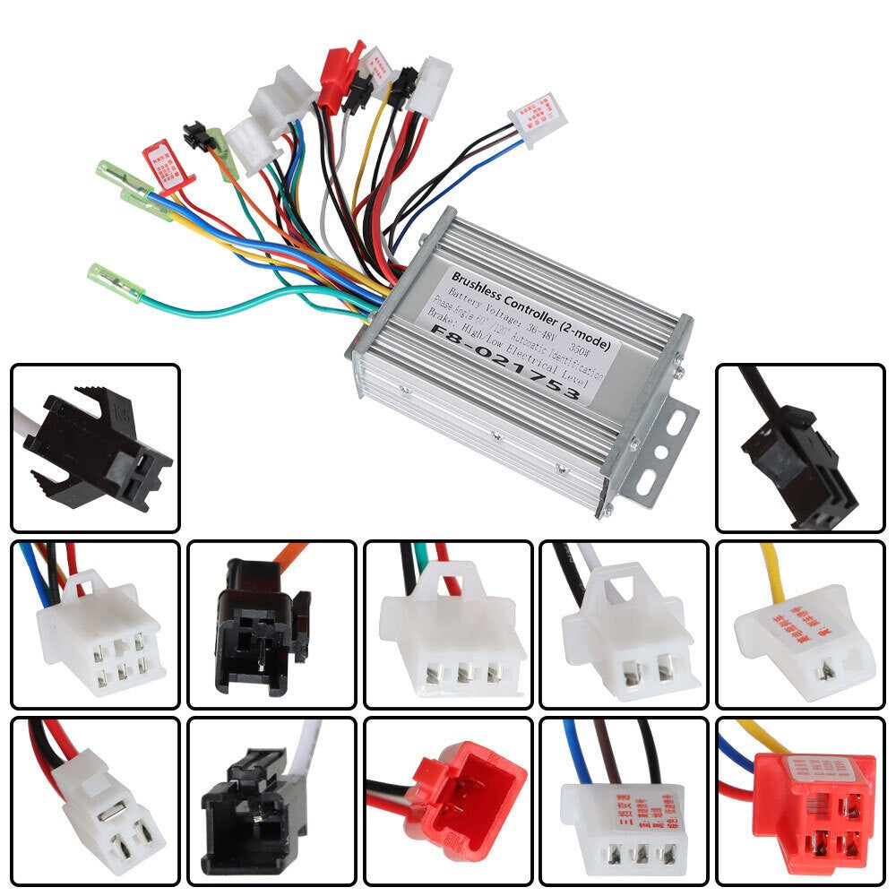 36V/48V 350W Brushless DC Motor Speed Controller for Electric E-Bike Bicycle