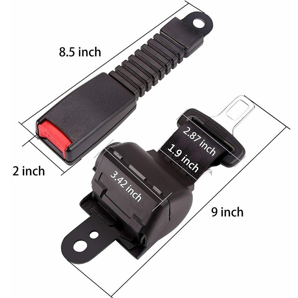 Retractable Golf Cart Lap Seat Belts for EZGO Yamaha Club Car Set