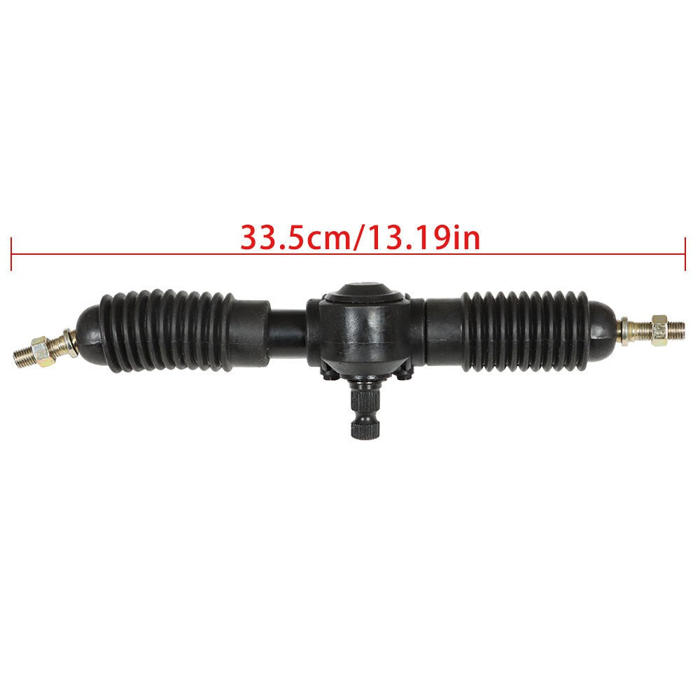 110cc Go Kart Steering Wheel Assembly Steel Gear Rack Pinion Set