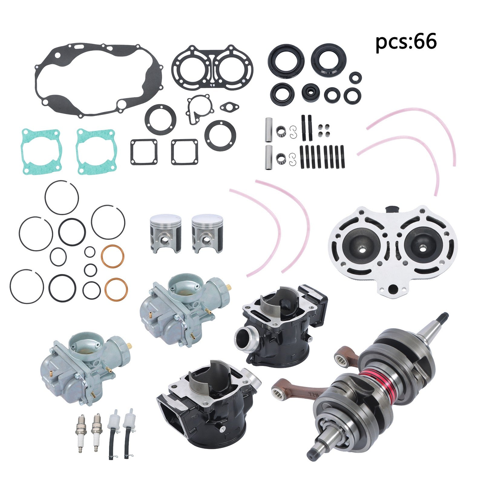 Yamaha Banshee 350 Carburetor Cylinder Crank Gasket Kit ATV Engine Parts