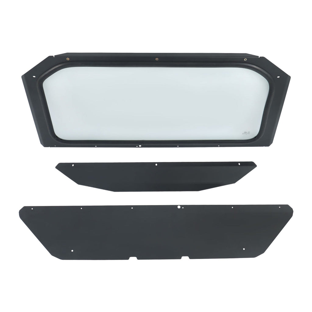Full Glass Windshield with Sun Visor UV Protect for 17-24 Can-Am Maverick X3