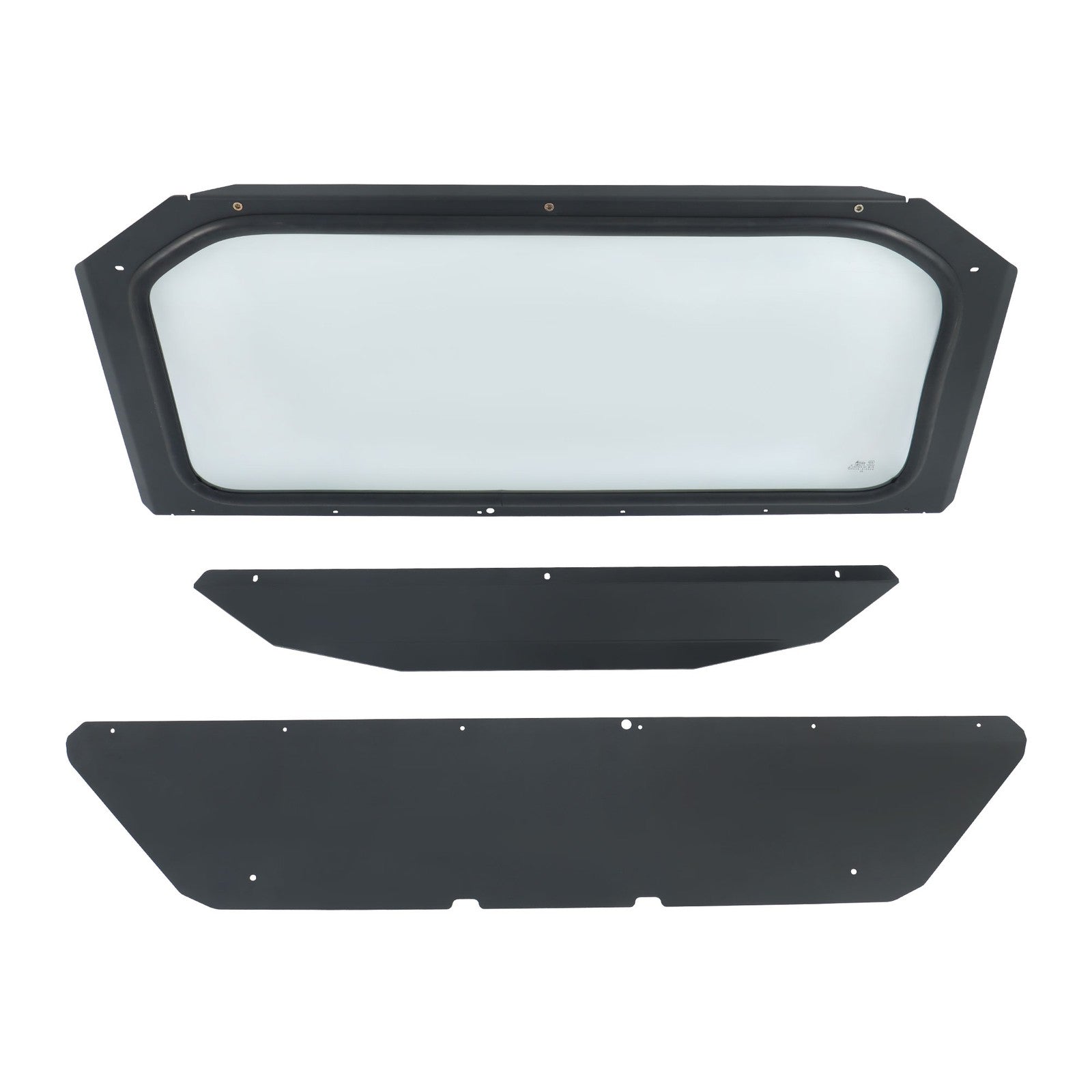 Full Glass Windshield with Sun Visor UV Protect for 17-24 Can-Am Maverick X3
