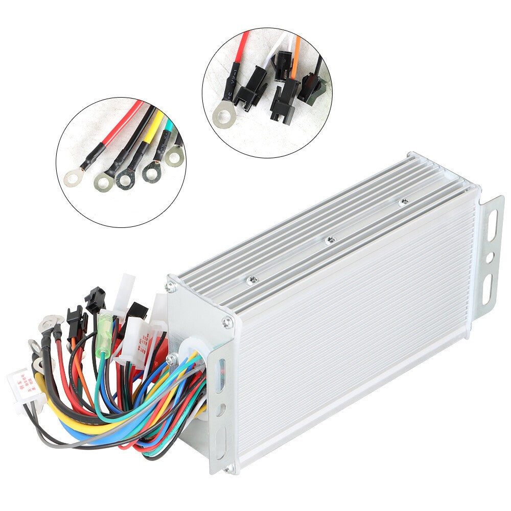 500W 36-48V Brushless DC Motor Speed Controller for Electric E-Bike Scooter