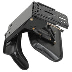Black Tractor Suspension Seat with Armrest for Ford, New Holland & John Deere