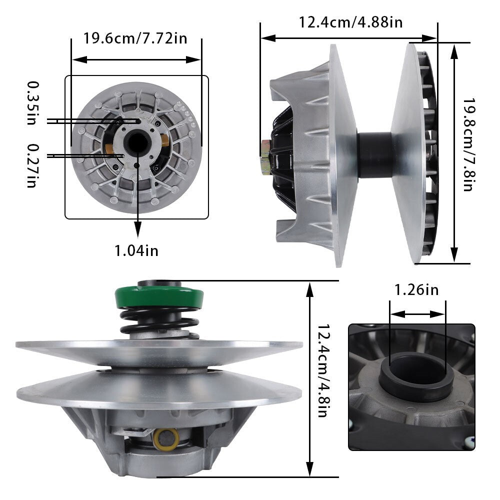 ODES 800 UTV Clutch & Removal Puller for Dominator D2 D4 X2 Primary Secondary
