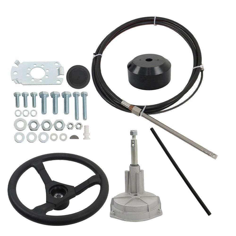 Rotary Outboard Steering Kit SS13712 12ft Marine Cable System