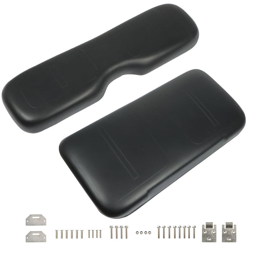 Black Golf Cart Front Seat Cushion & Backrest for EZGO Medalist TXT 1994-2013