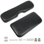 Black Golf Cart Front Seat Cushion & Backrest for EZGO Medalist TXT 1994-2013