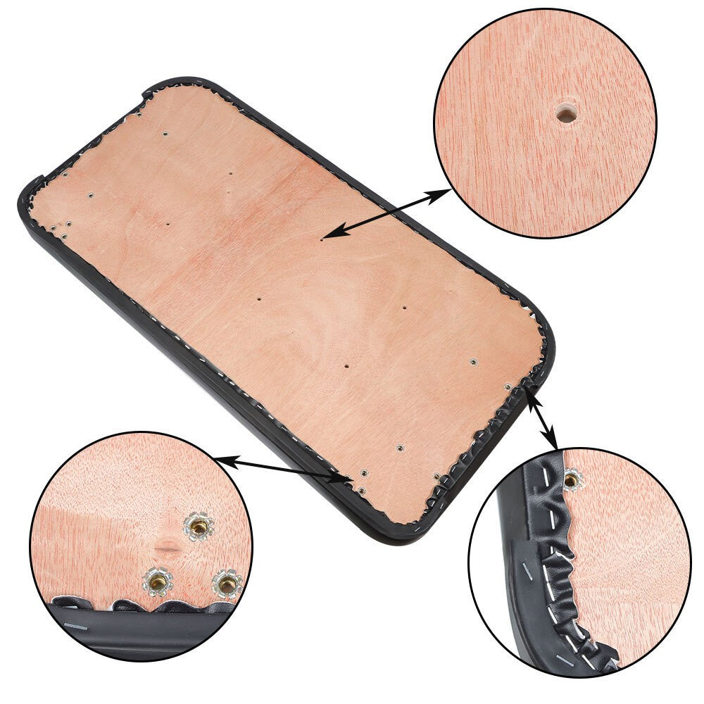 Black Golf Cart Front Seat Cushion & Backrest for EZGO Medalist TXT 1994-2013