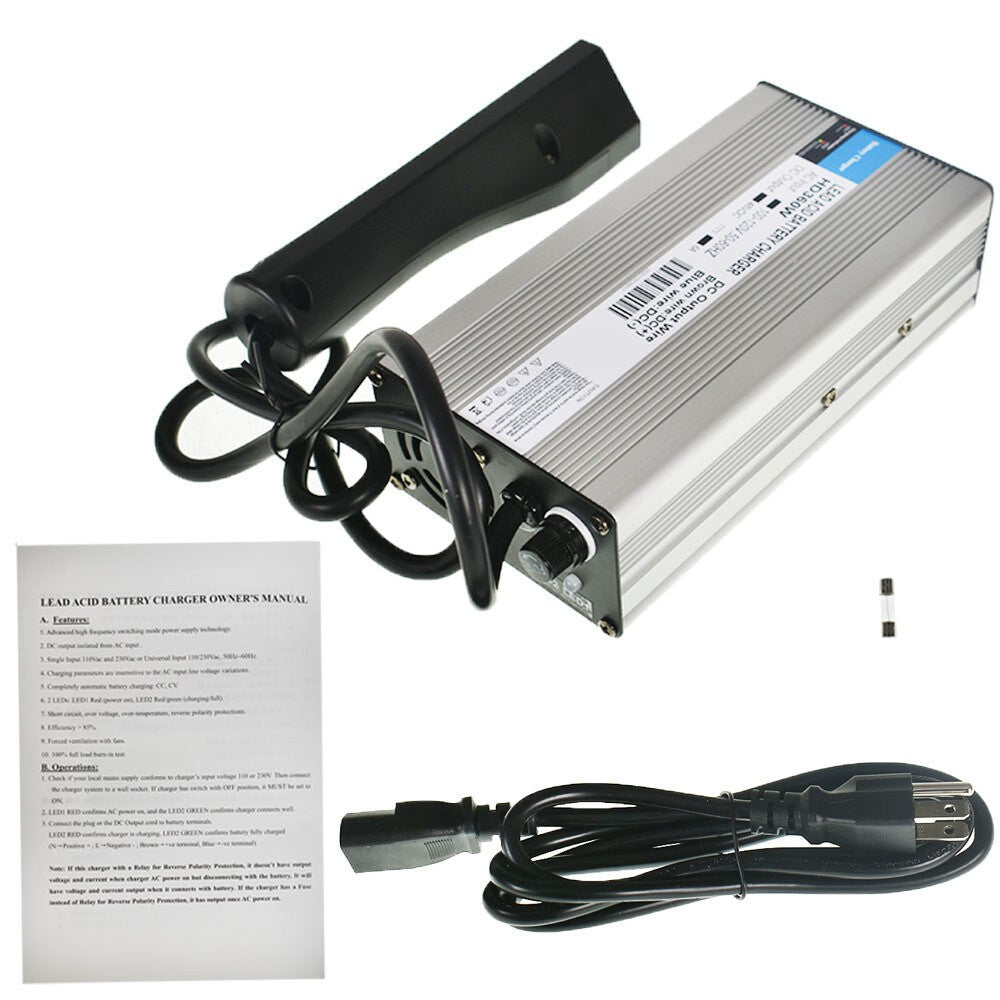 48V 6A Golf Cart Battery Charger for E-Z-Go RXV Club Car DS Yamaha