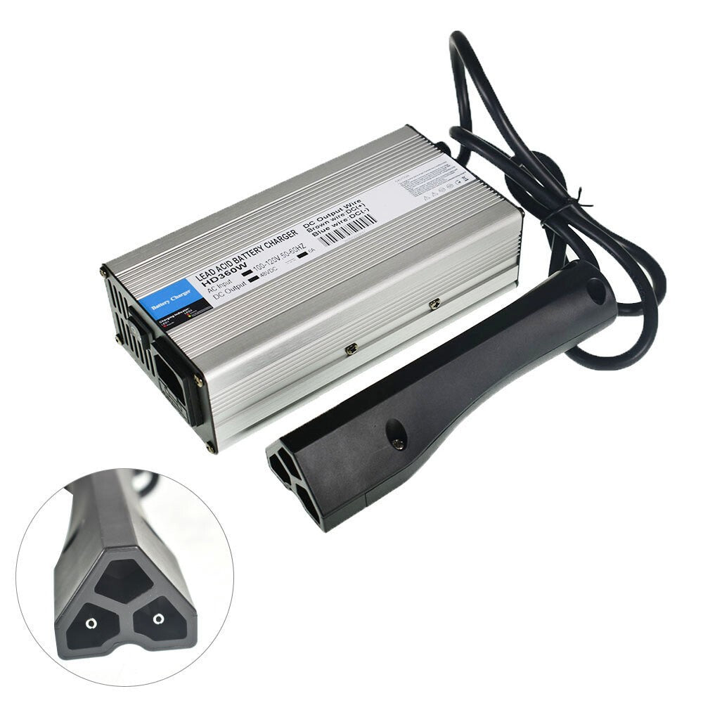 48V 6A Golf Cart Battery Charger for E-Z-Go RXV Club Car DS Yamaha