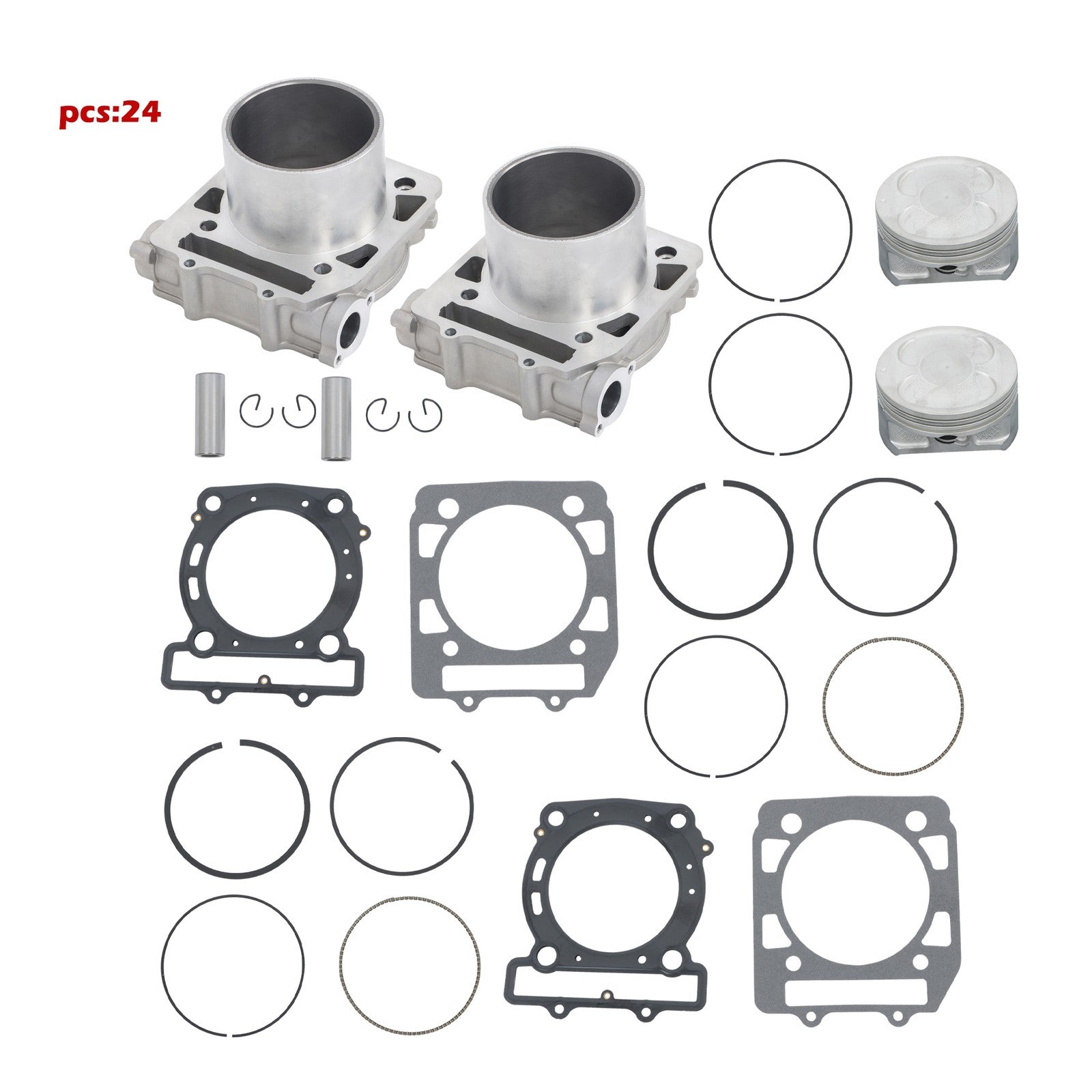 HISUN 800 Front & Rear Cylinder Kit ATV 800cc YS800 MSU800 Qlink MASSIMO