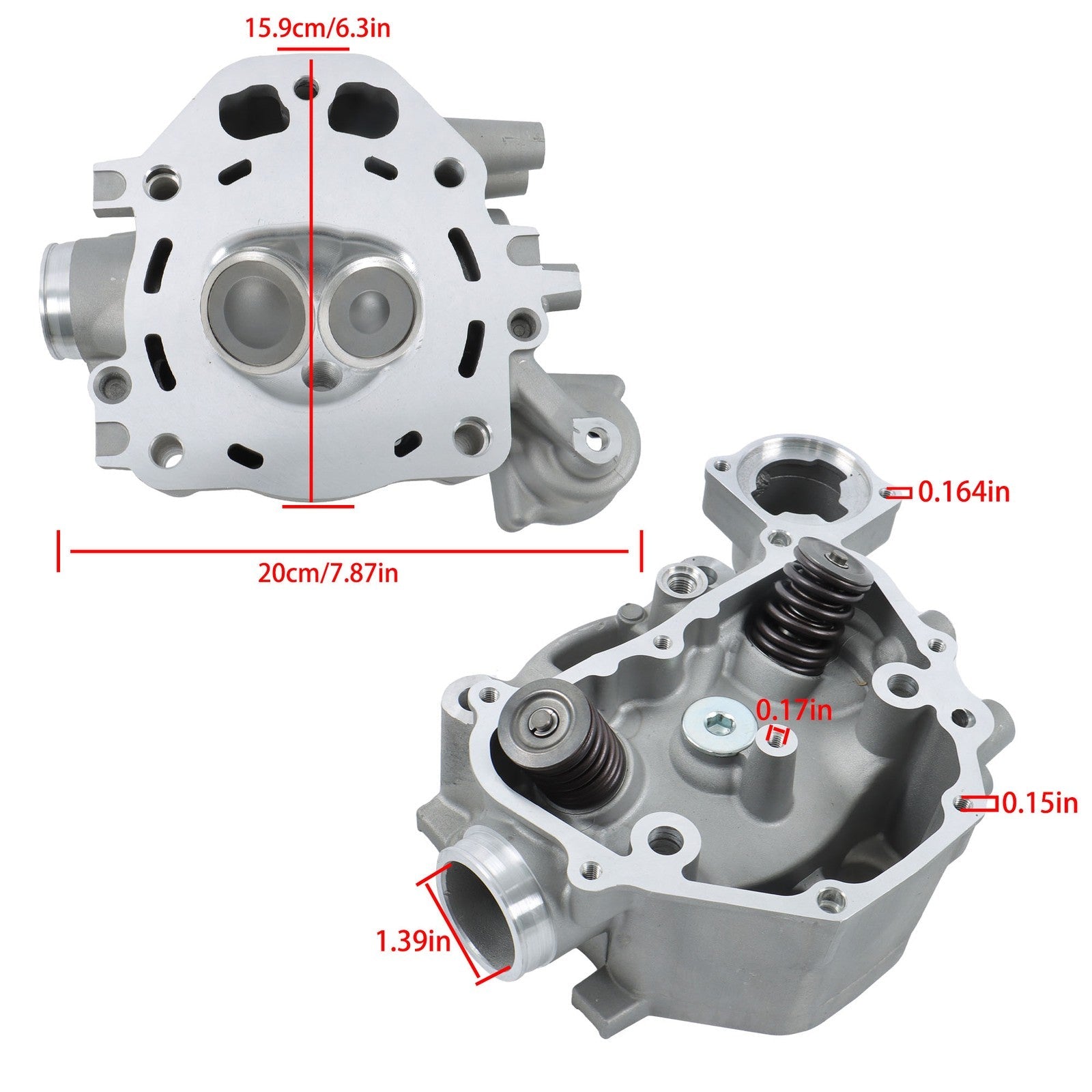 Honda Rancher 420 TRX420 Cylinder Head + Medium Repair Kit 12200-HP7-A01