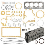 Kubota V1505 Engine Cylinder Head with Gasket Kit New Fit V1505D V1505T E