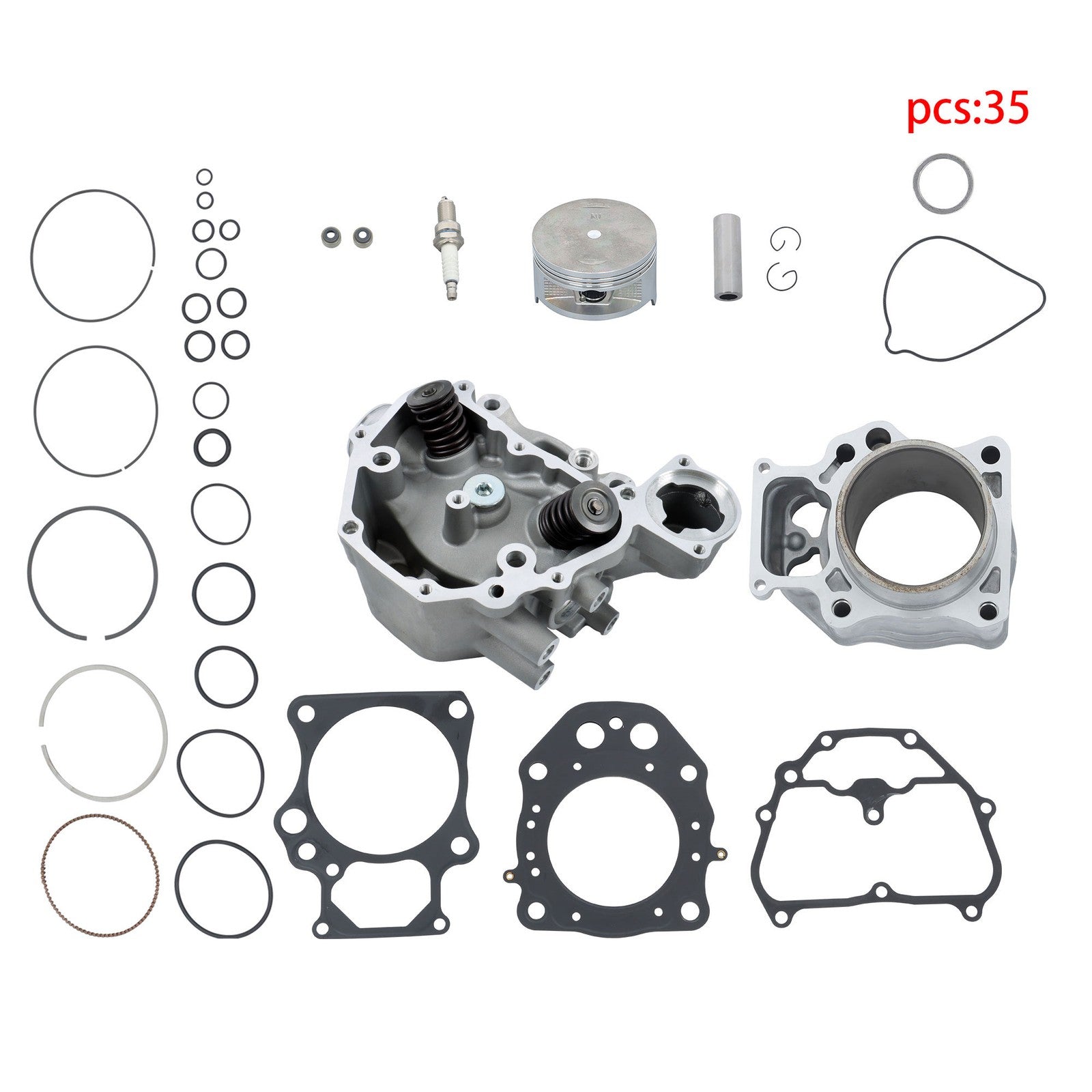 Honda TRX420 Cylinder Rebuild Kit + Head & Piston 2009-2024 Replacement