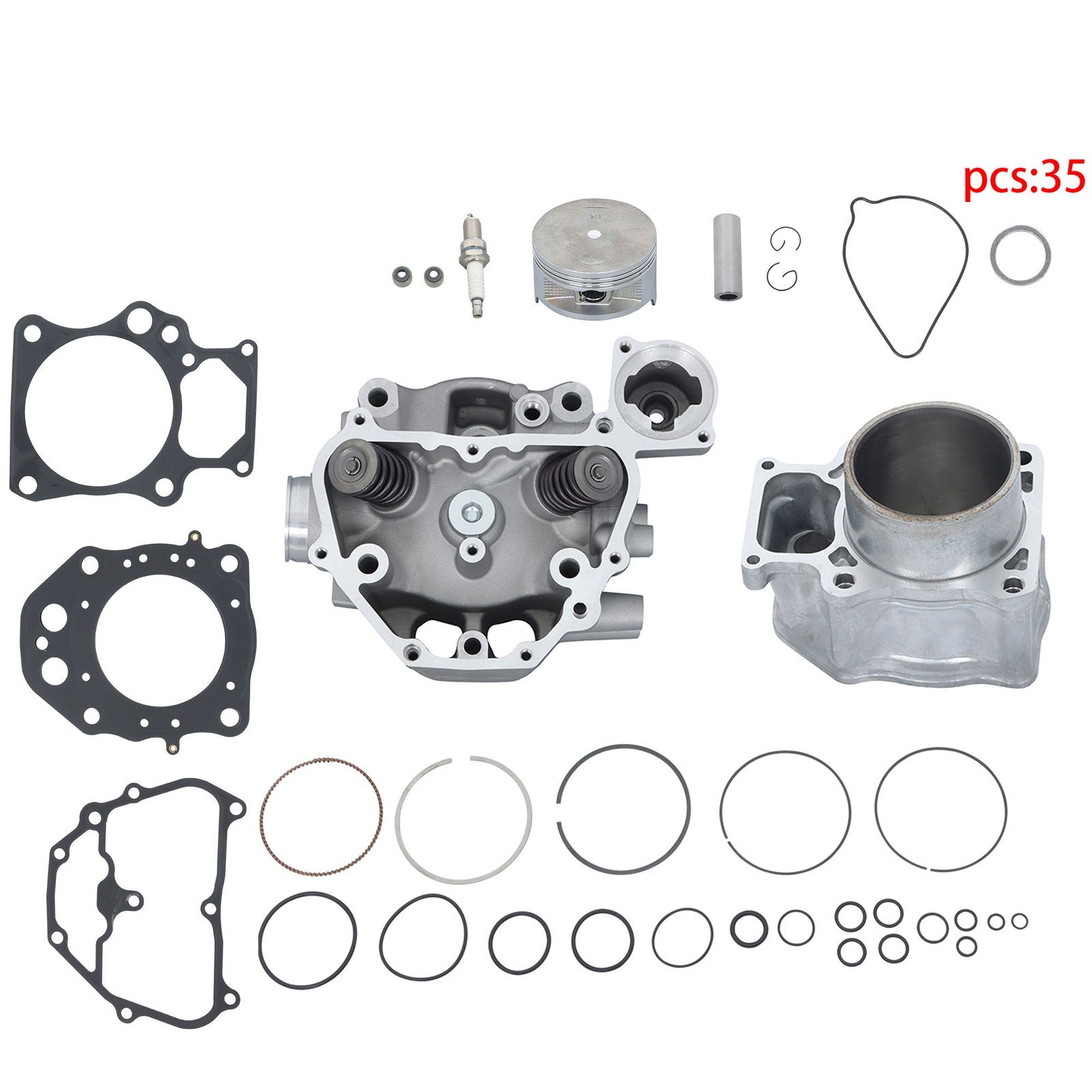 Honda TRX420 Cylinder Rebuild Kit + Head & Piston 2009-2024 Replacement