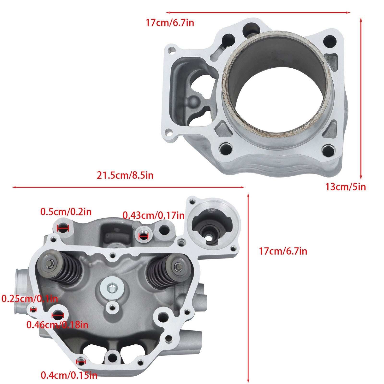 Honda TRX420 Cylinder Rebuild Kit + Head & Piston 2009-2024 Replacement