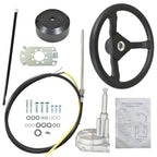 Marine Engine Turbine Rotary Steering System 10FT SS13710 Boat Cable Wheel