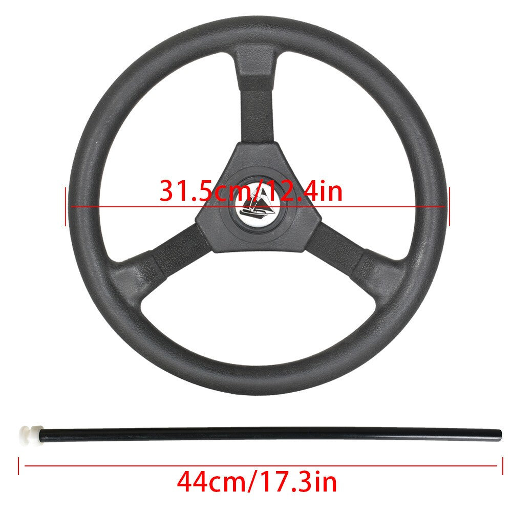 Marine Engine Turbine Rotary Steering System 10FT SS13710 Boat Cable Wheel