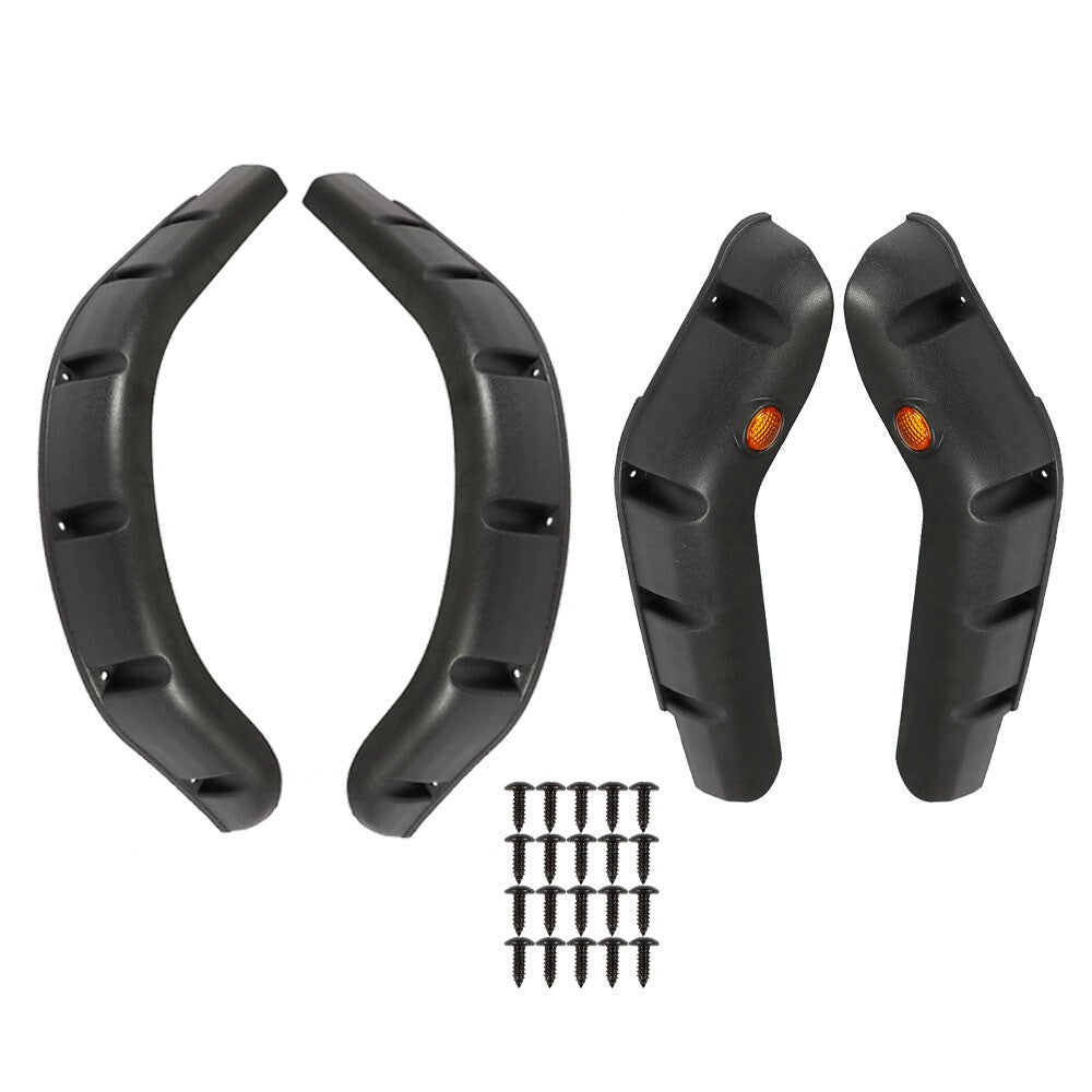 4 PC Club Car DS Fender Flares with Screws Front Rear Golf Cart 1993-2022