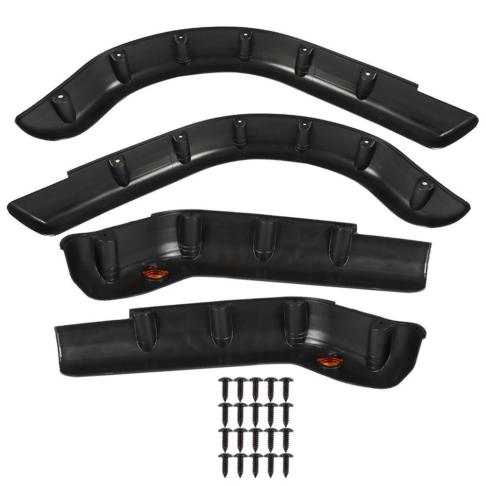 4 PC Club Car DS Fender Flares with Screws Front Rear Golf Cart 1993-2022