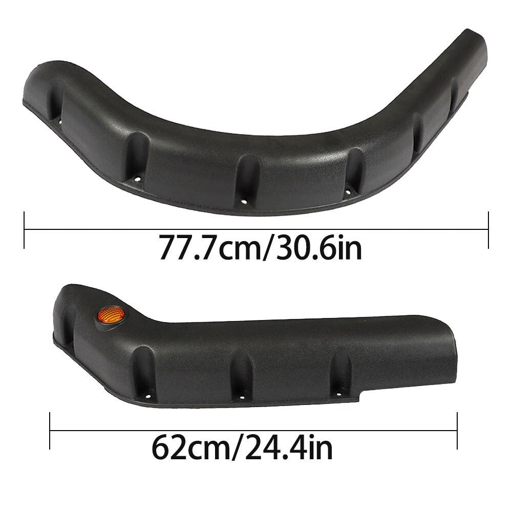 4 PC Club Car DS Fender Flares with Screws Front Rear Golf Cart 1993-2022