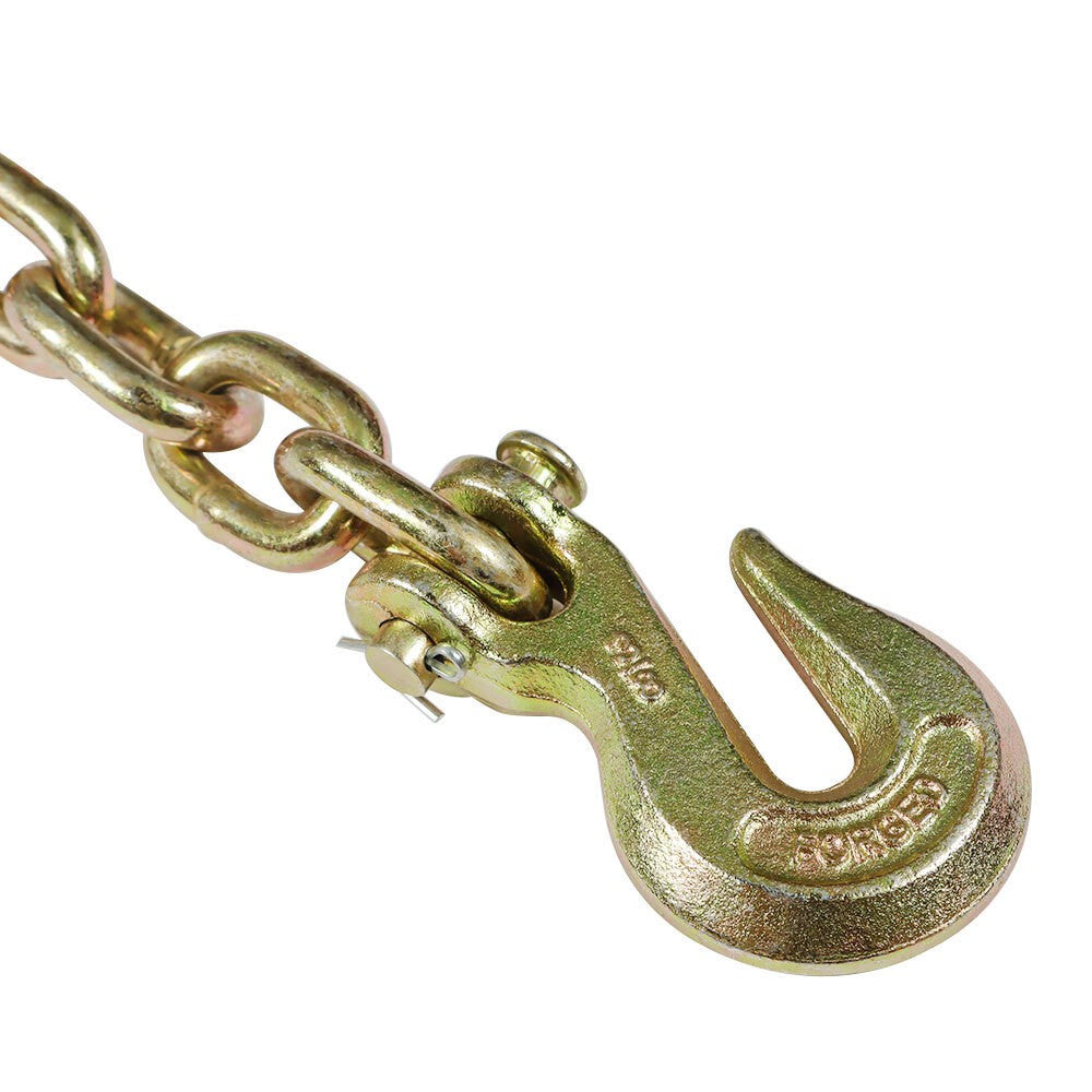 Grade 70 3/8" Tow Chain Hooks 20' Truck Tie Down Binder High Quality New