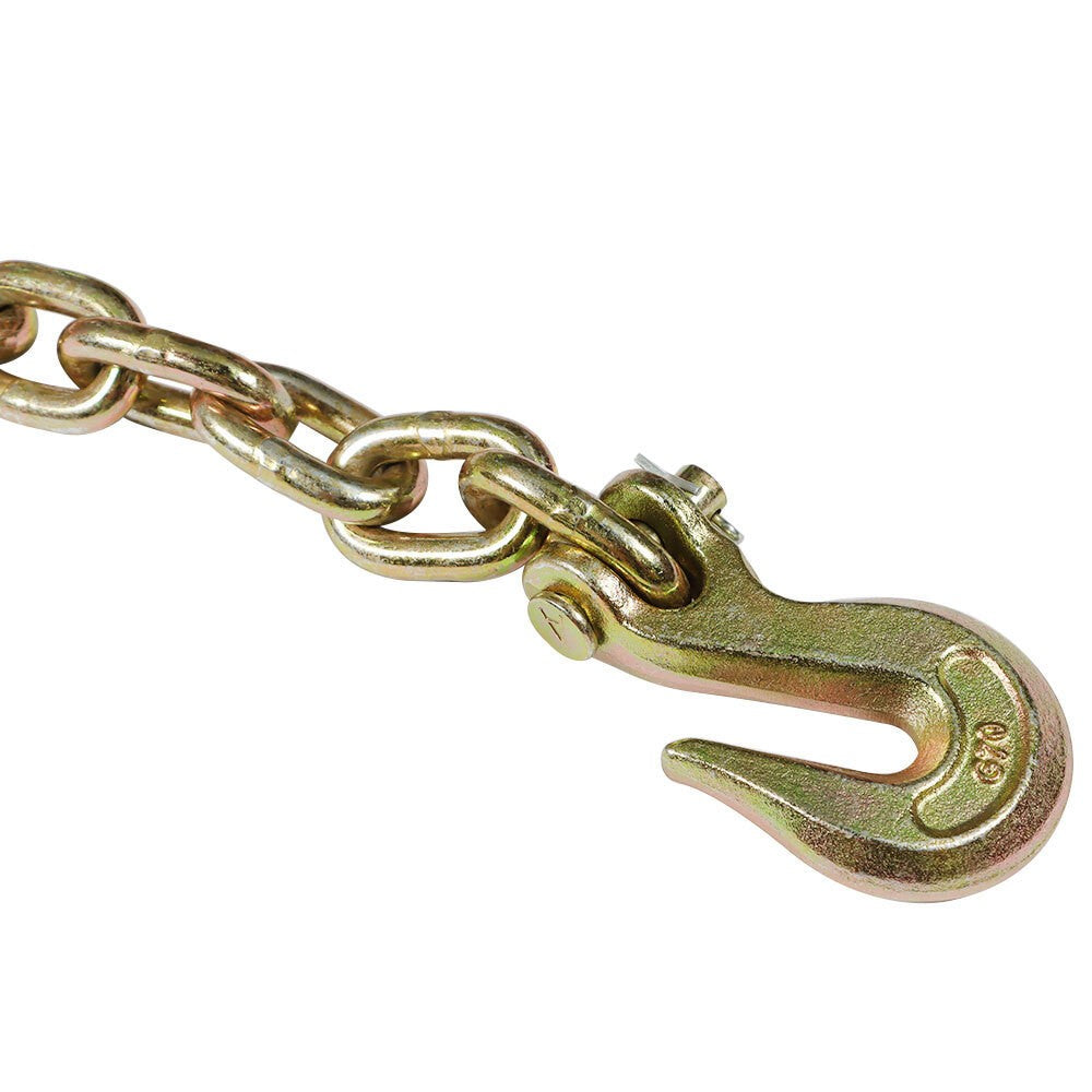 Grade 70 3/8" Tow Chain Hooks 20' Truck Tie Down Binder High Quality New